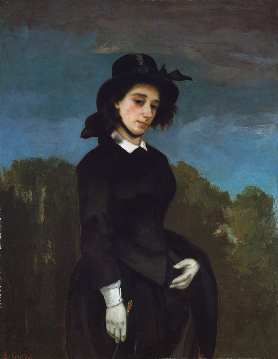 Woman in a Riding Habit (LAmazone), 1856 av Gustave Courbet
