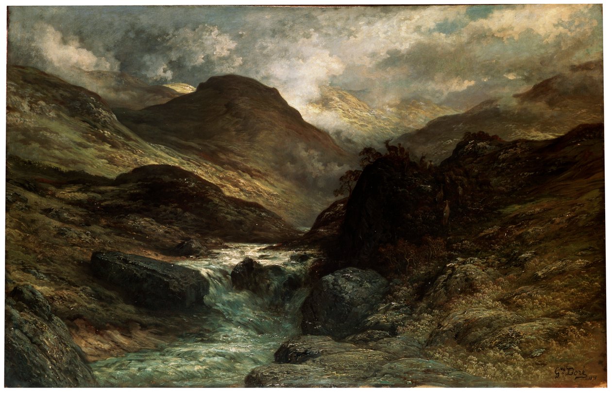 En kanjon, 1878. av Gustave Dore