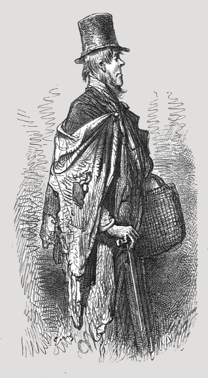 "A Greenwich Boat Traveller", 1872. av Gustave Dore