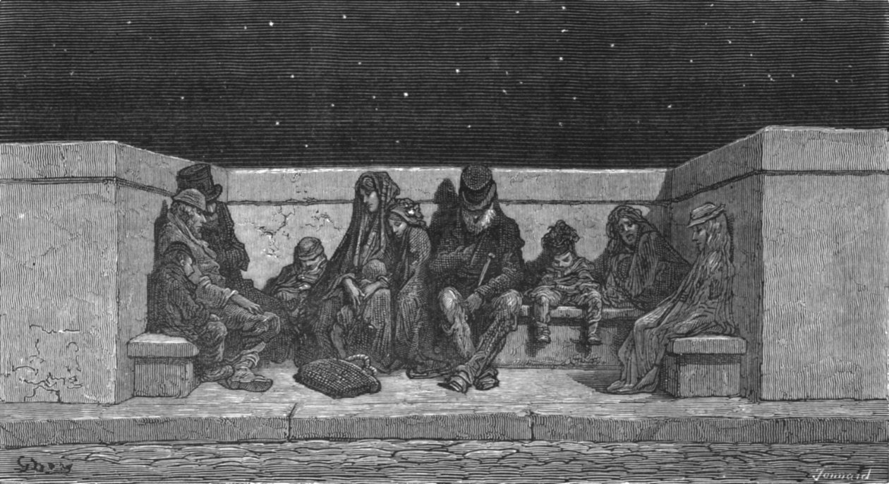 "Som under stjärnorna", 1872. av Gustave Dore