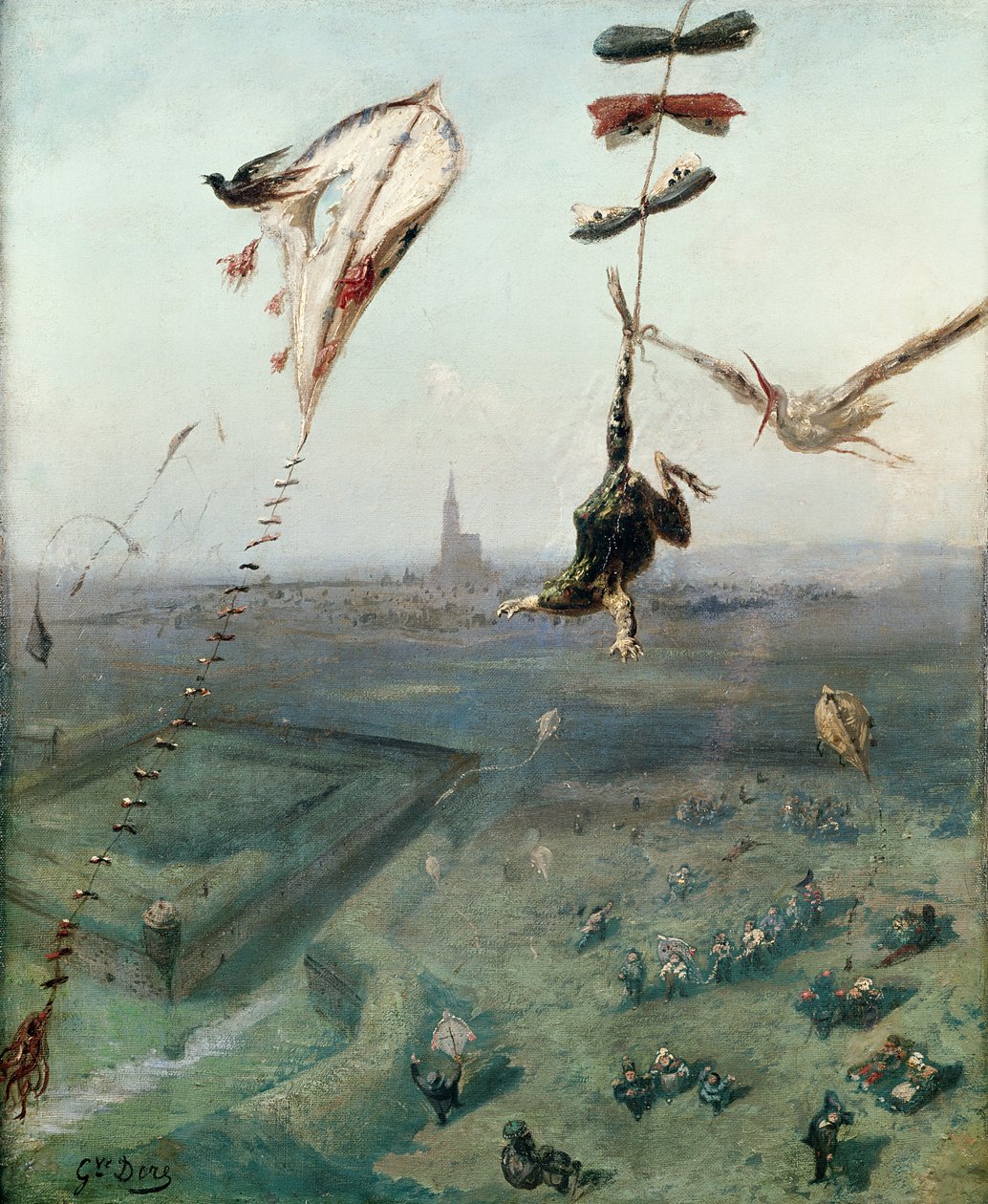 Mellan himmel och jord, 1862 av Gustave Dore
