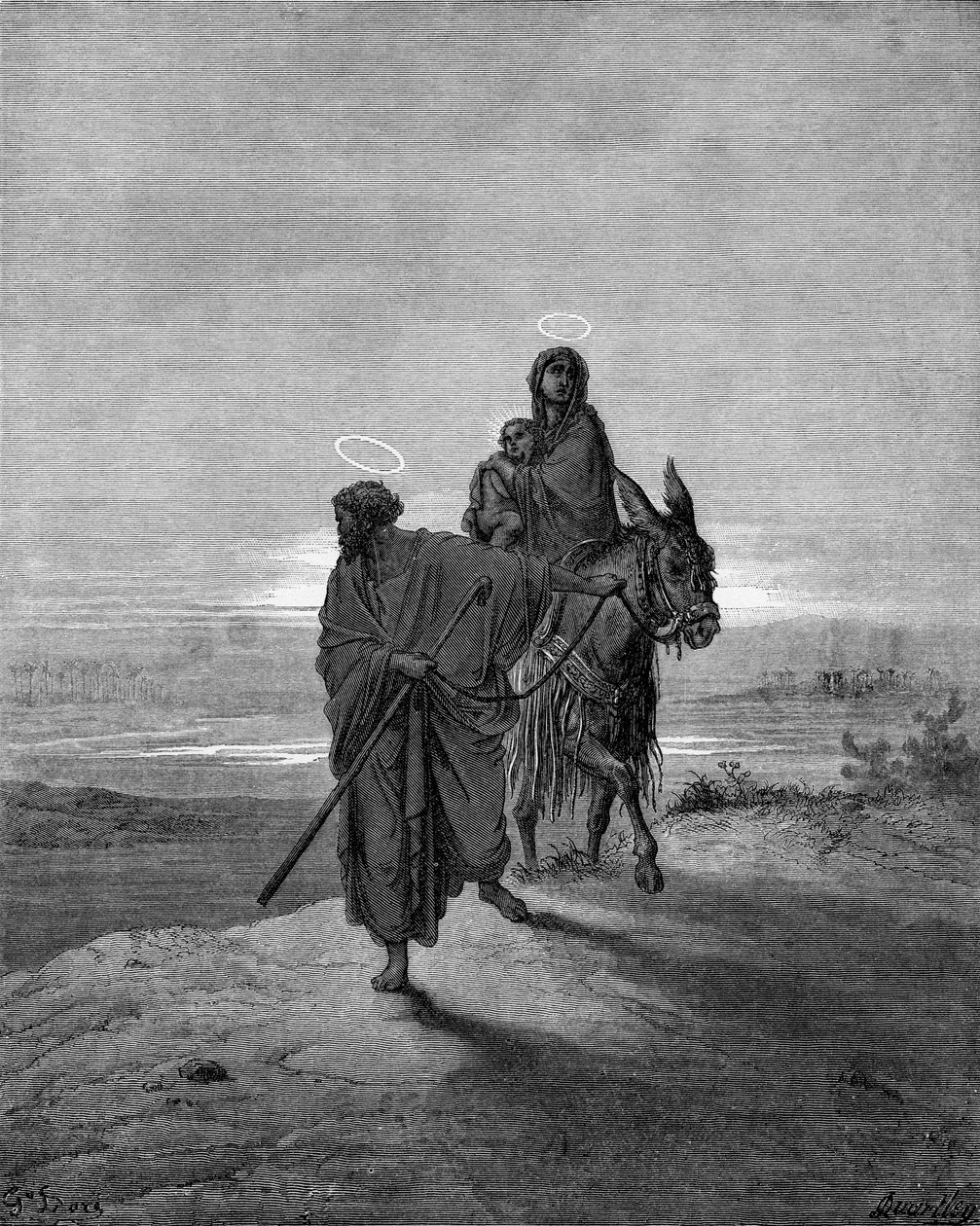 Flyg till Egypten av Gustave Dore