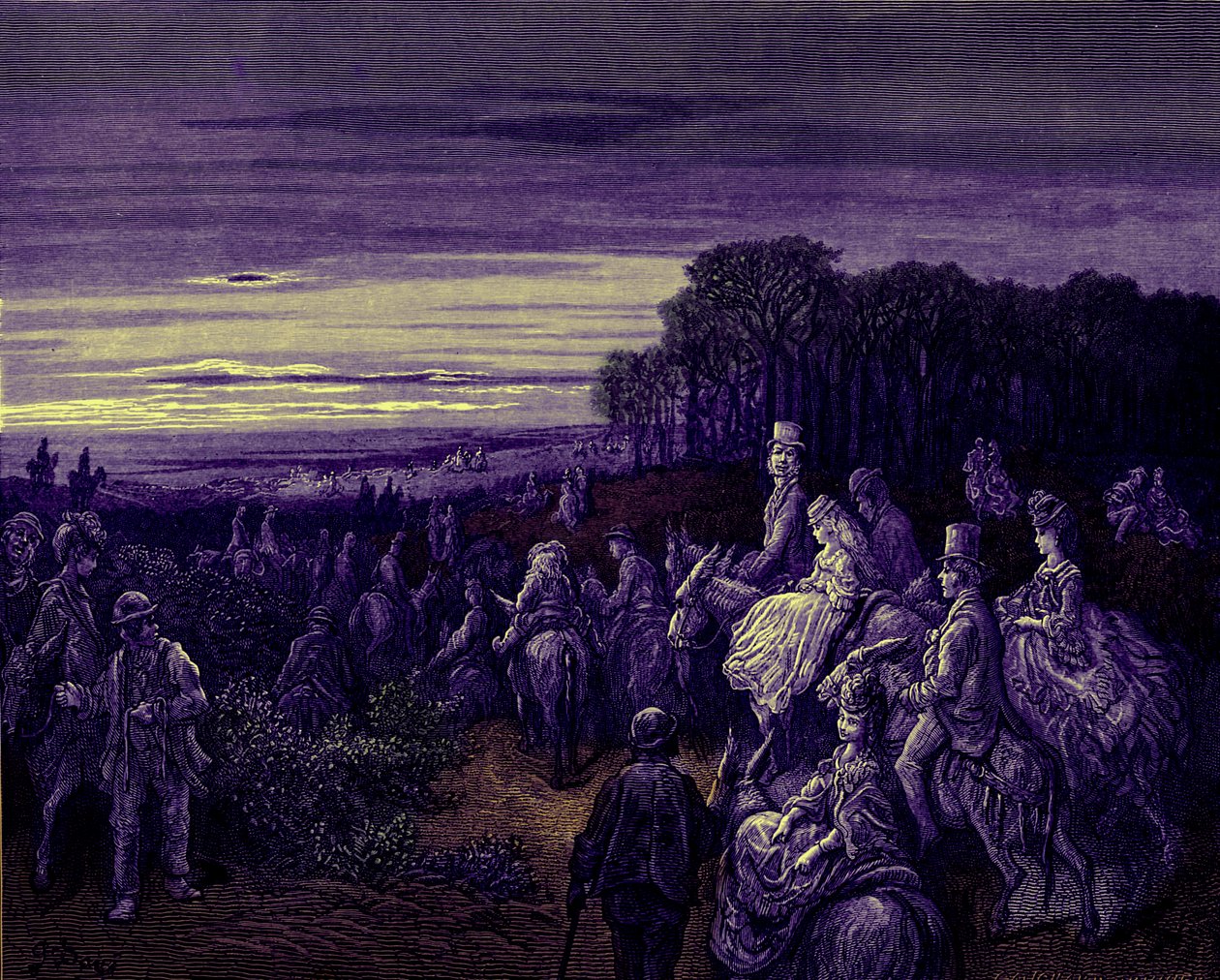 Hampstead Heath av Gustave Doré av Gustave Dore