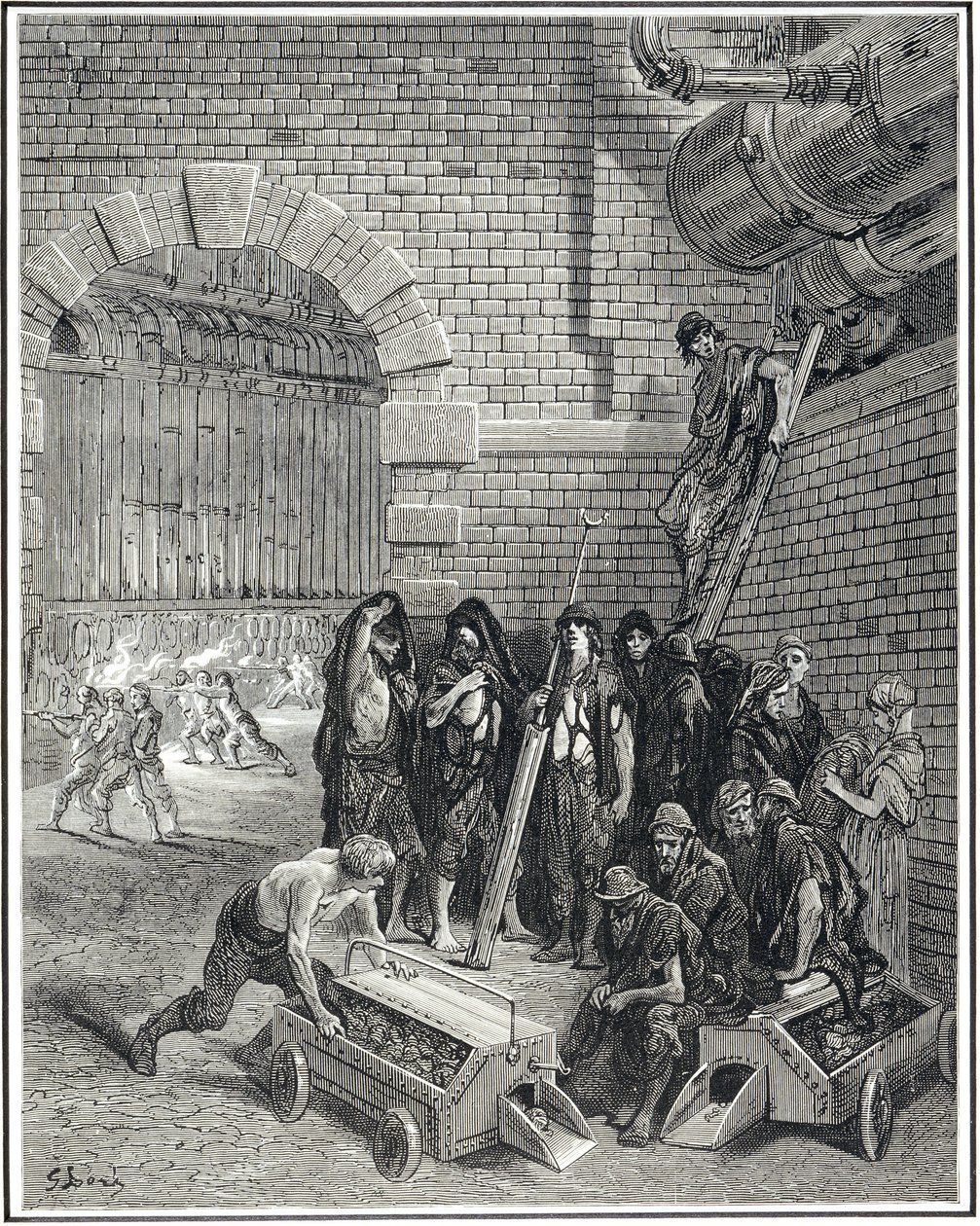 Lambeth Gas Works, 1872 av Gustave Dore