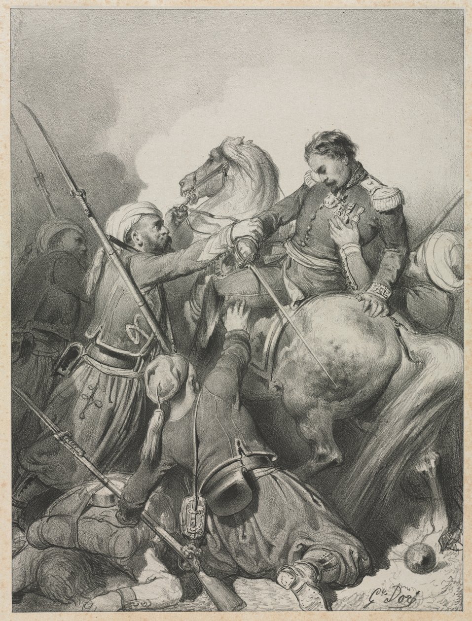 Sardinisk officer av Gustave Dore
