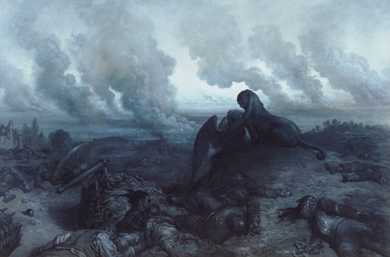 Gåtan, 1871 av Gustave Dore