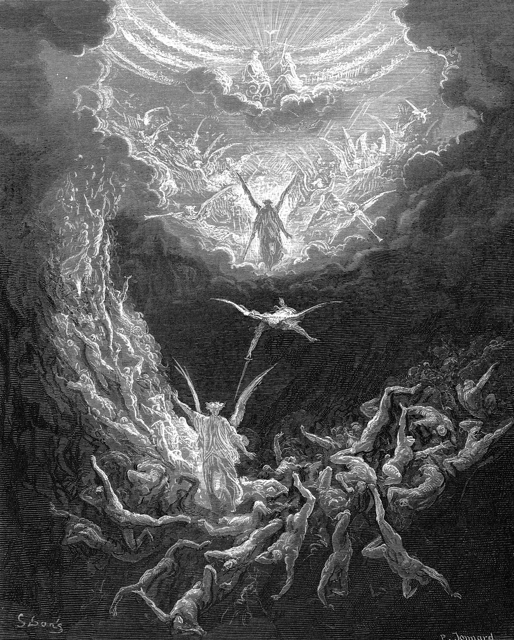 Den sista domen, 1865-1866 av Gustave Dore