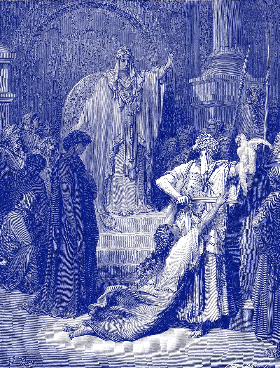 Salomos dom - Bibeln av Gustave Dore