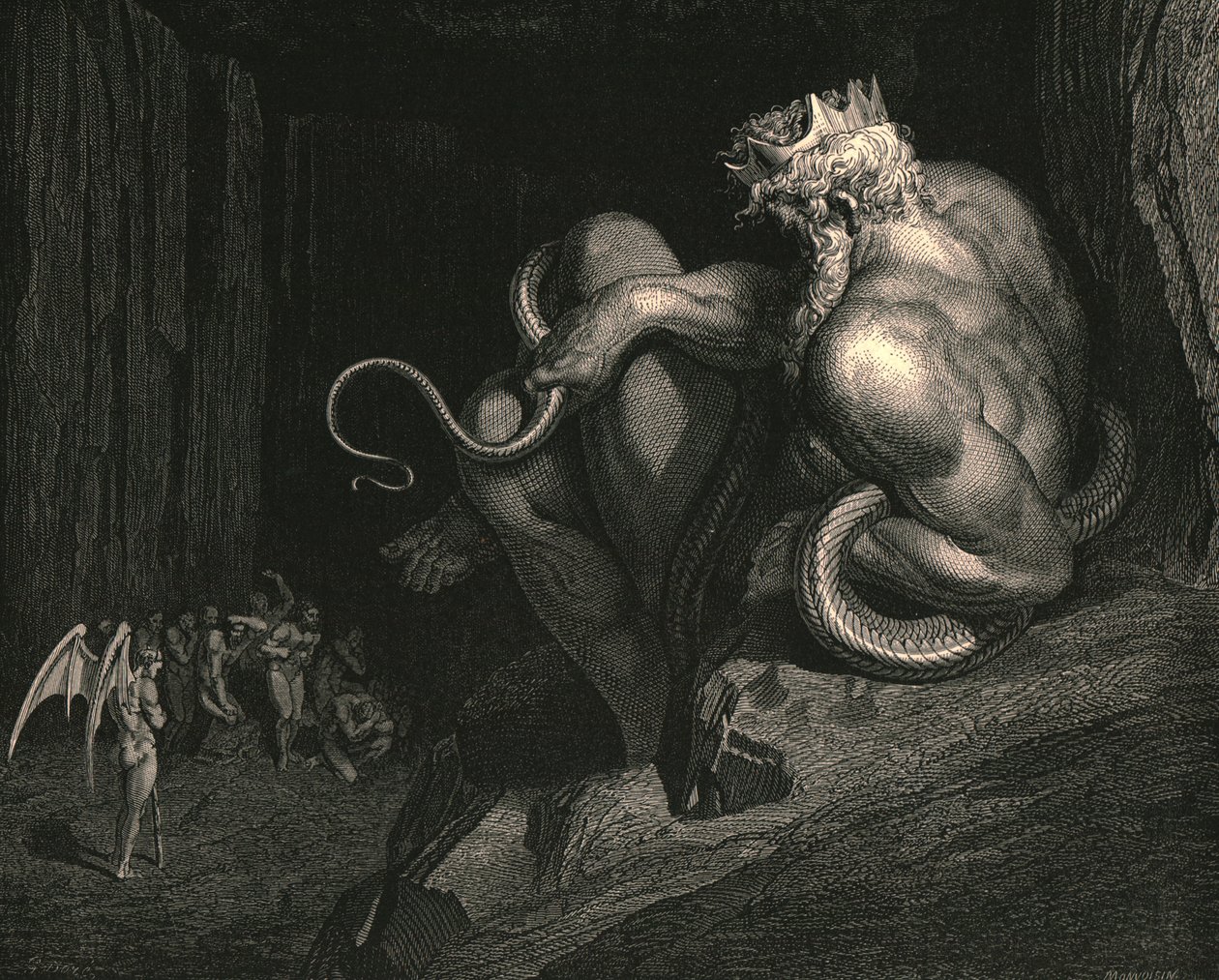 Där står Minos, c1890. av Gustave Dore