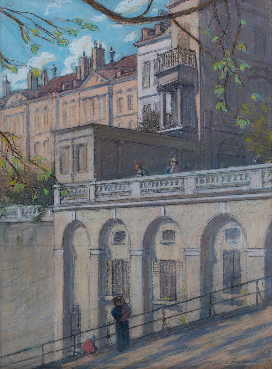 La Treille i Genève av Gustave Henri de Beaumont
