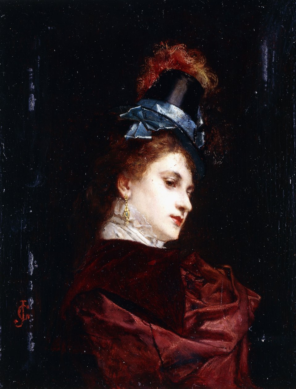 Den nya hatten, av Gustave Jacquet