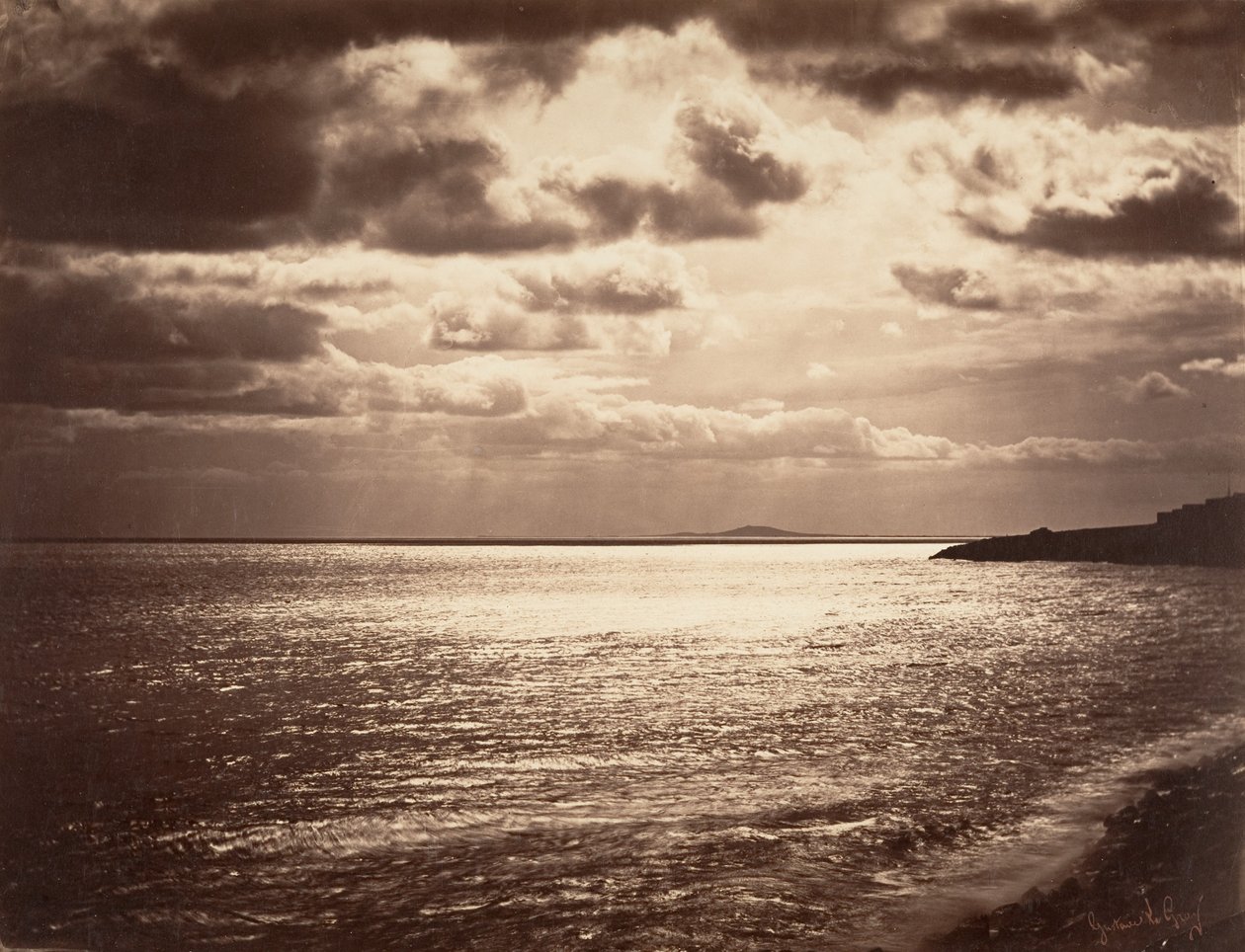 Medelhavet - Sète, 1857. av Gustave Le Gray
