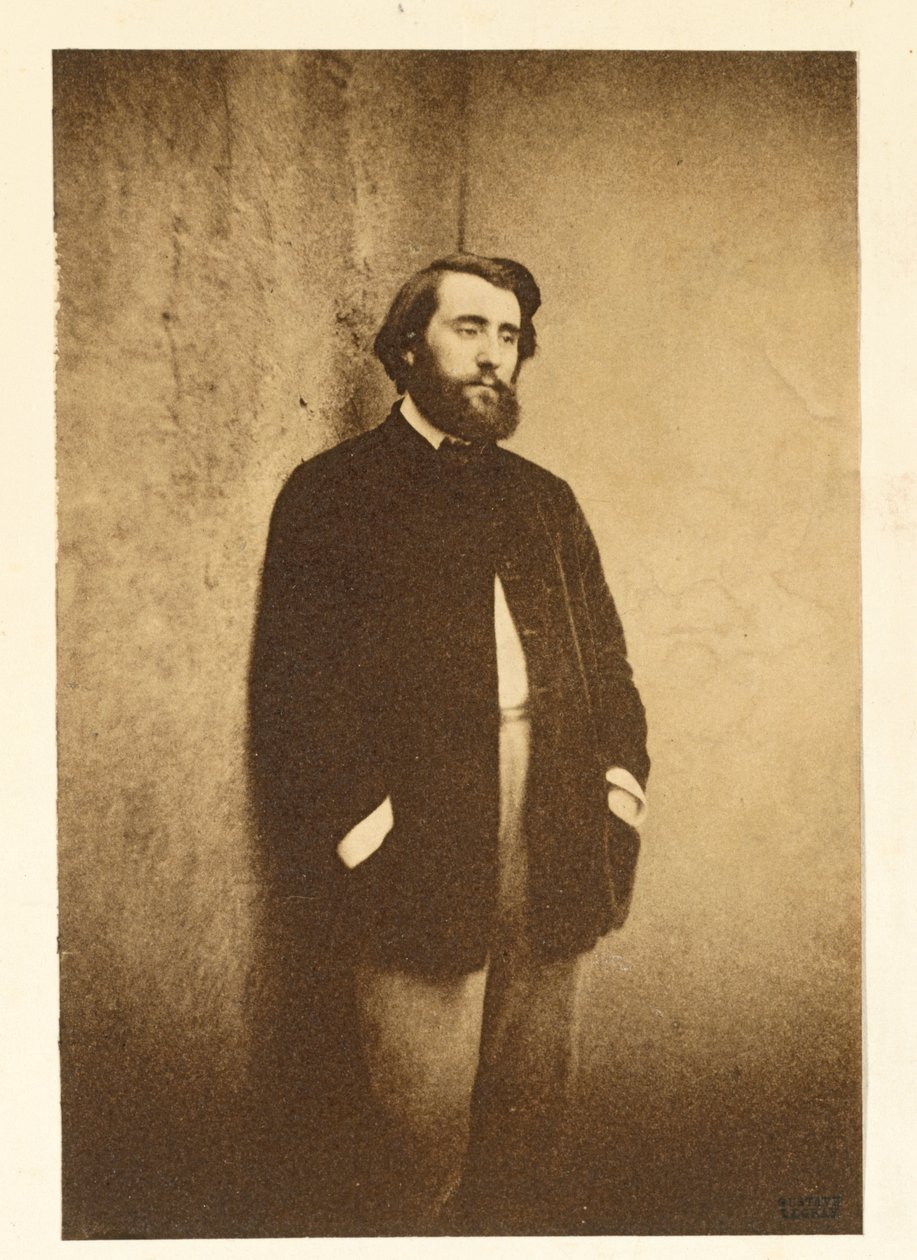 Porträtt av Edmond Cottinet (1824-1895) av Gustave Le Gray