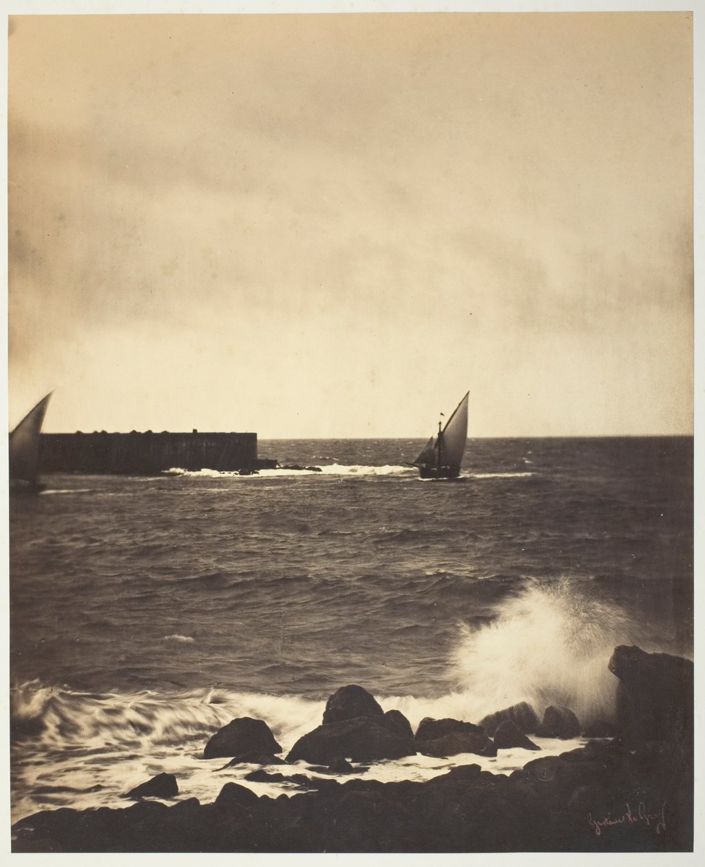 The Breaking Wave av Gustave Le Gray