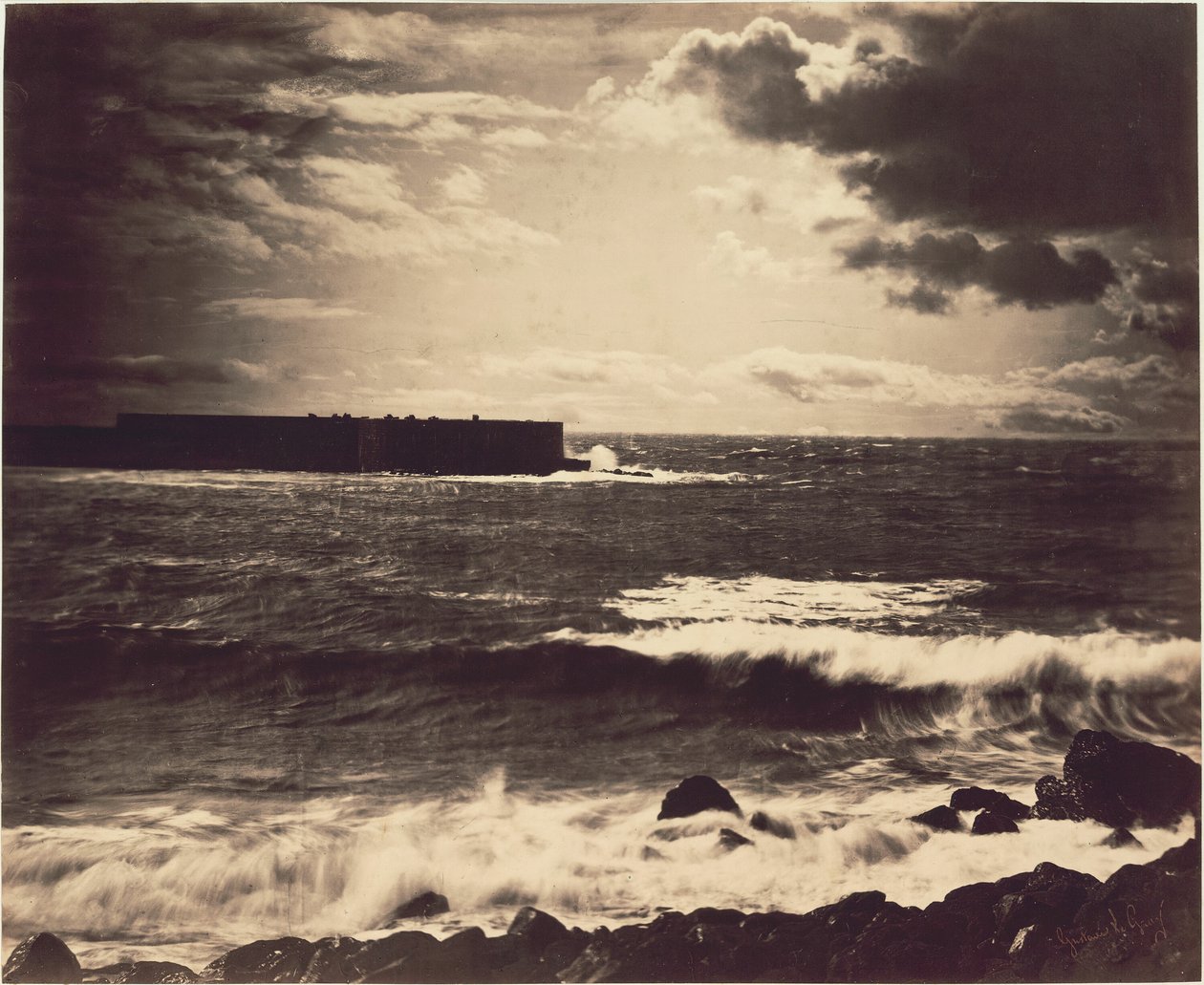 Den stora vågen, Sète, 1857. av Gustave Le Gray