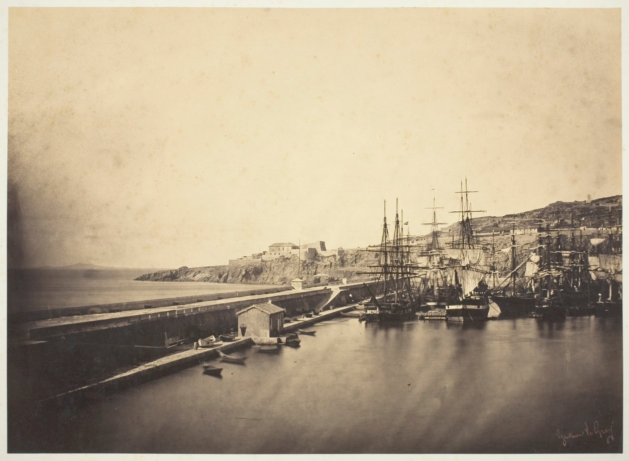 Bryggan vid Sète av Gustave Le Gray