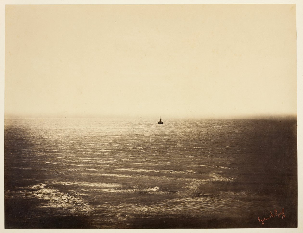 Ångbåten av Gustave Le Gray