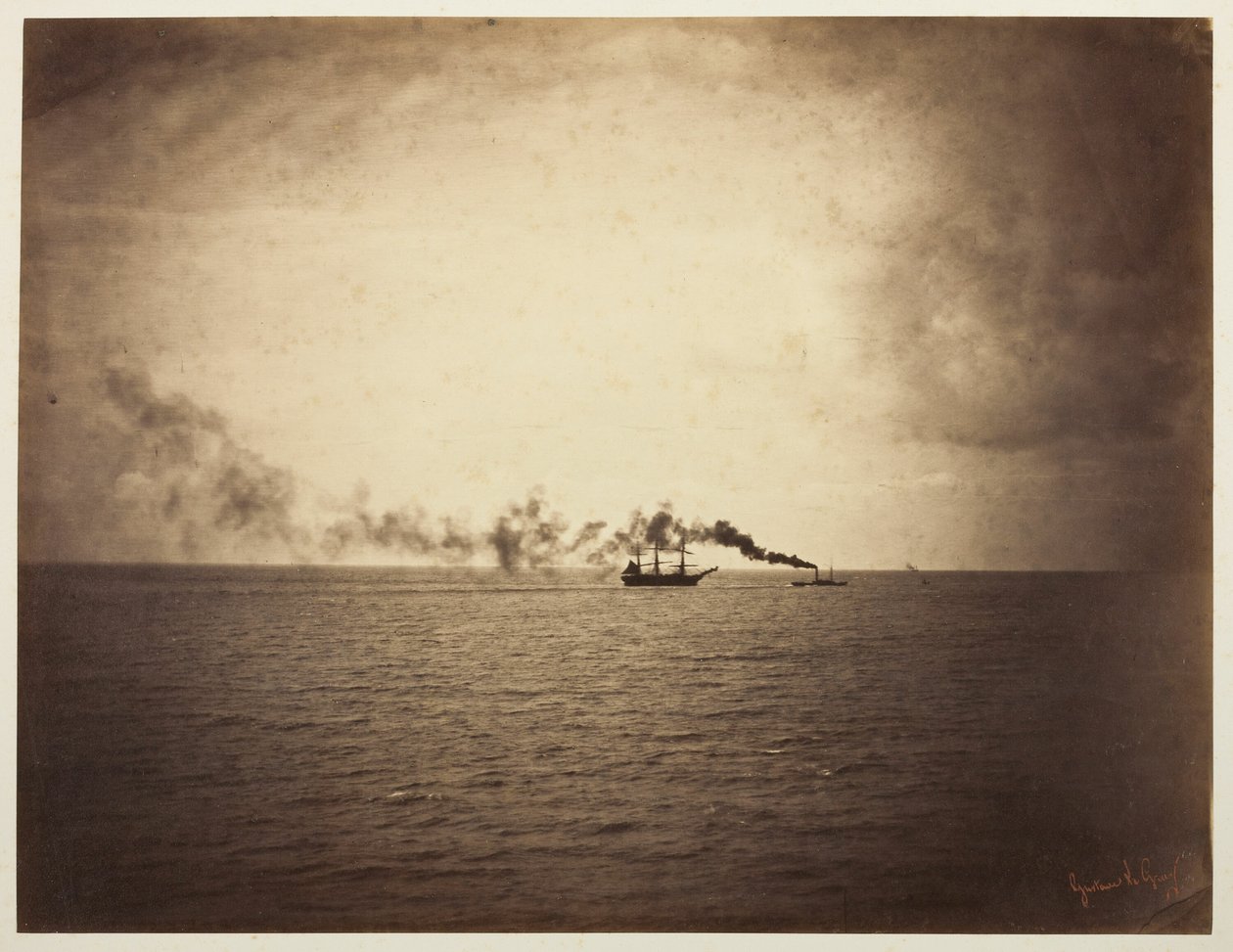 Bogserbåten av Gustave Le Gray