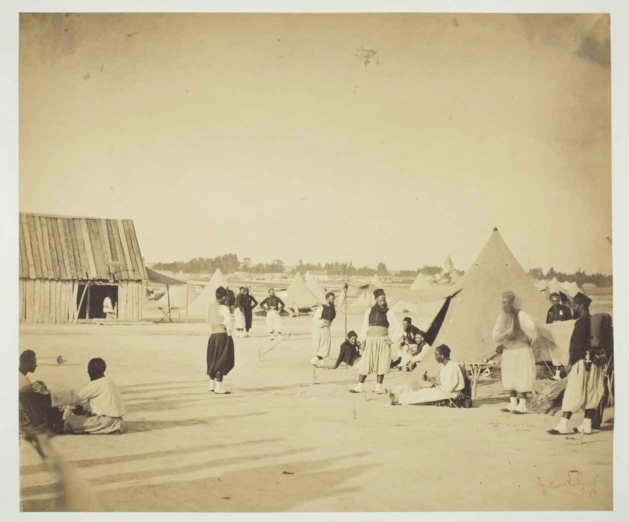 Namnlös (Zouaves) av Gustave Le Gray