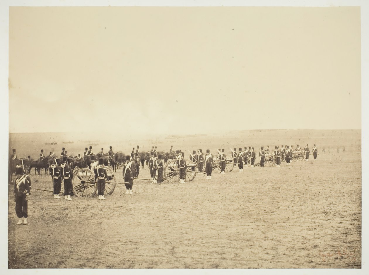 Utan titel [artilleri], 1857. av Gustave Le Gray