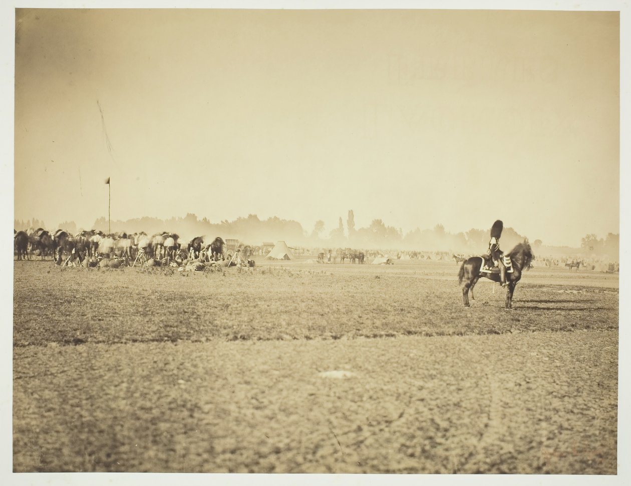 Utan titel [kavalleri], 1857. av Gustave Le Gray