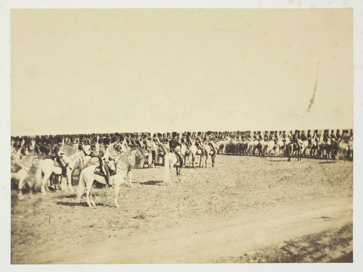 Utan titel [kavalleri], 1857. av Gustave Le Gray
