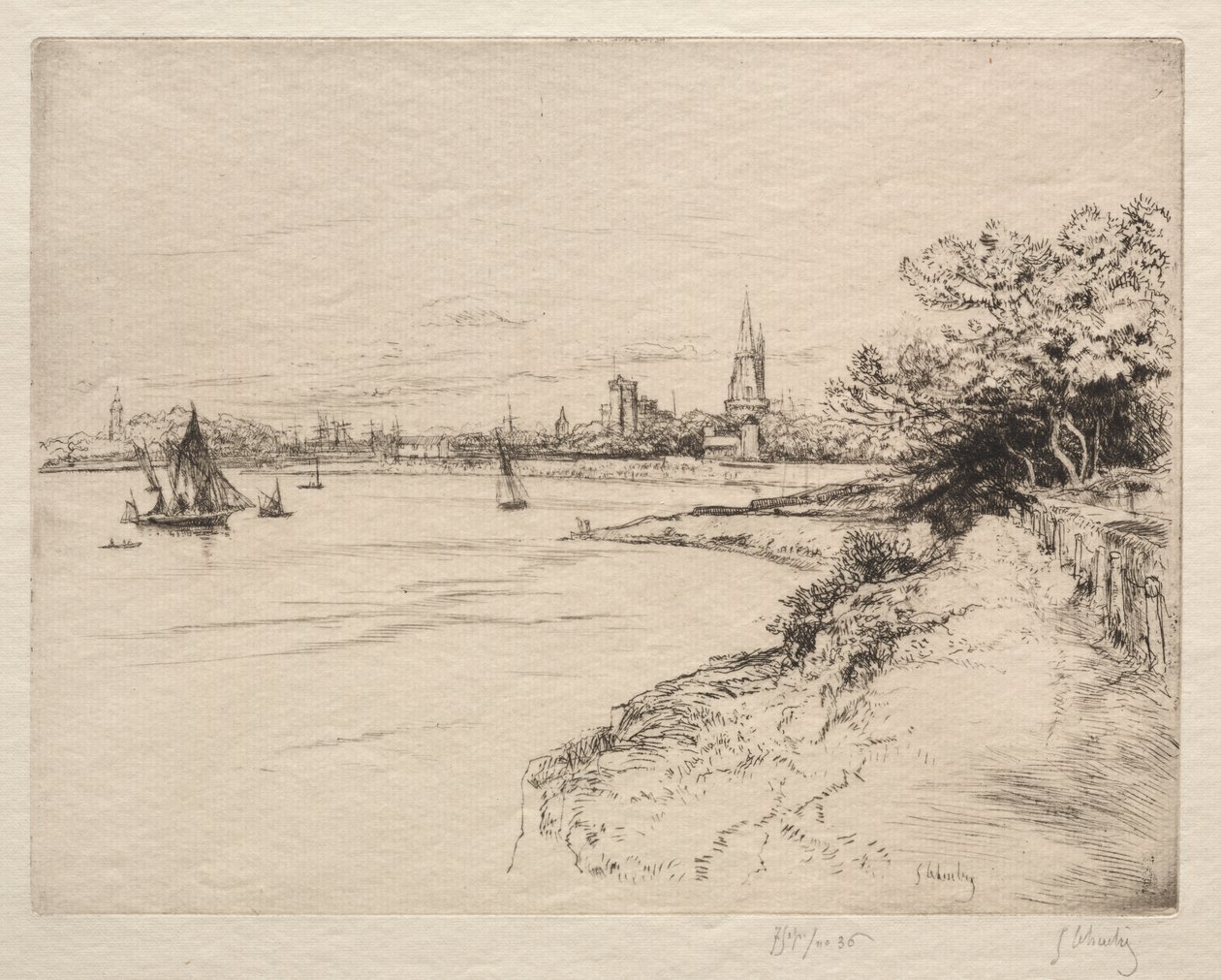 Cliff of Orbigny av Gustave Leheutre