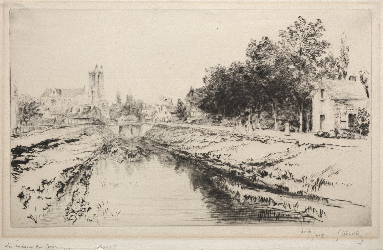 Vakthuset, Troyes av Gustave Leheutre