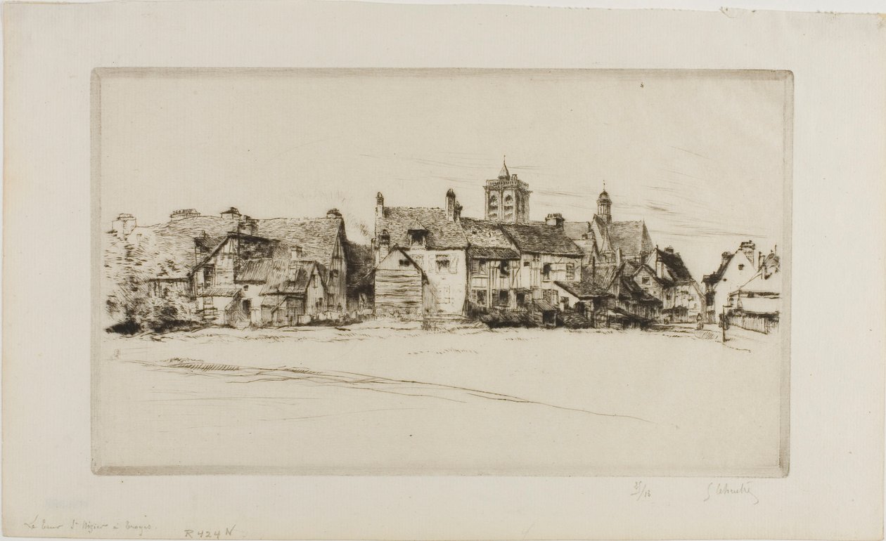 Tornet i St Nizier, Troyes av Gustave Leheutre