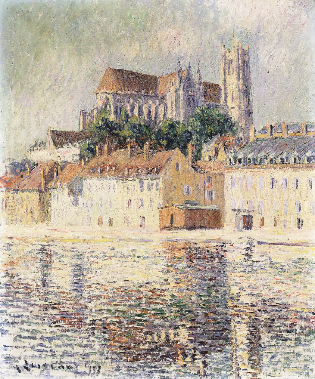 Auxerre katedral, av Gustave Loiseau