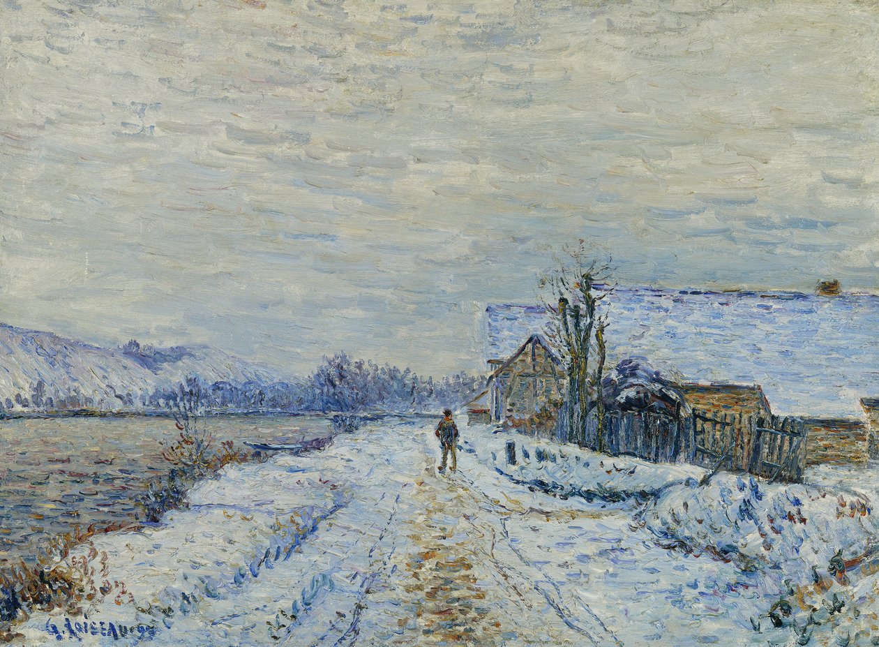Effekten av snö i Tournedos, 1899 av Gustave Loiseau