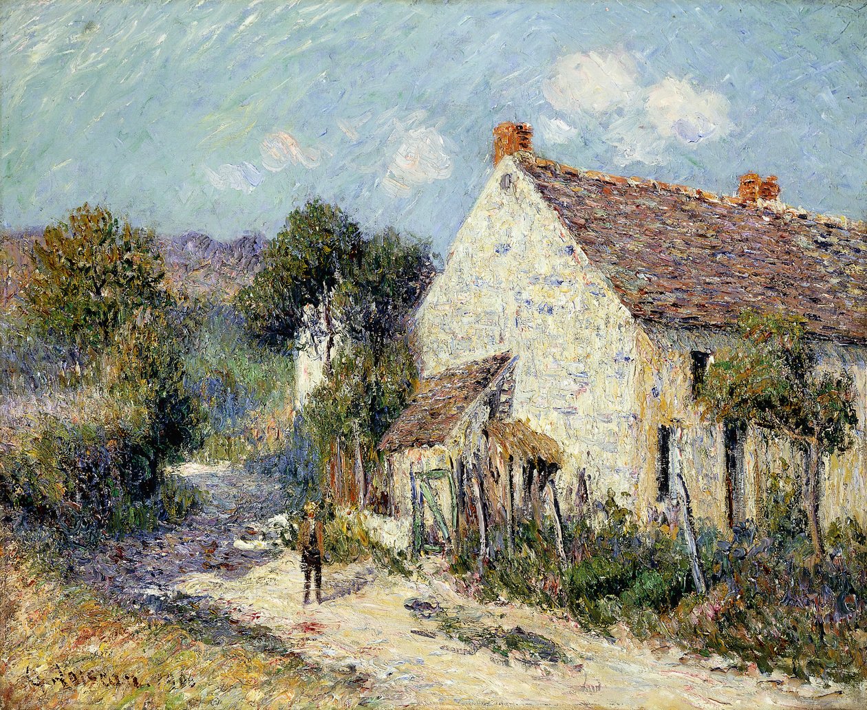 Seine-et-Oises landskap; Sein-et-Oises landskap, 1906 av Gustave Loiseau