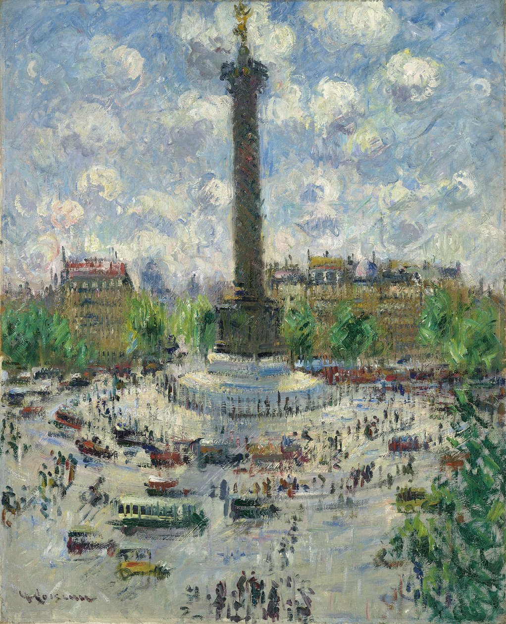 Place de la Bastille, ca. 1922 av Gustave Loiseau