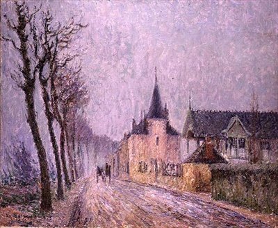 Pothuis Quay, Pontoise av Gustave Loiseau