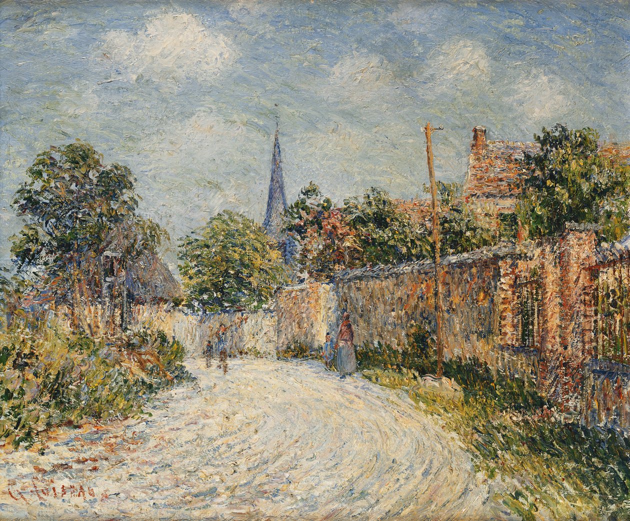 Bygatan; Bygata, av Gustave Loiseau
