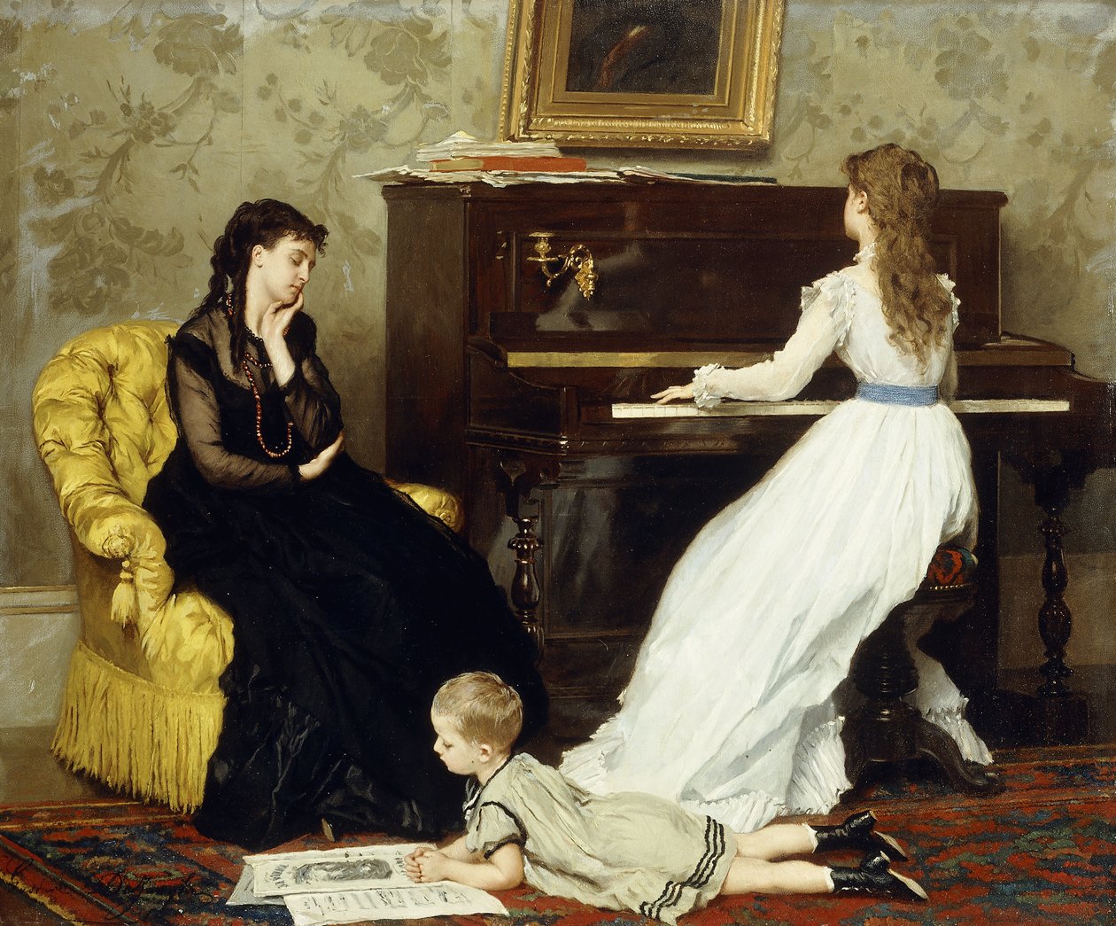 Praktiserande, av Gustave Léonard de Jonghe
