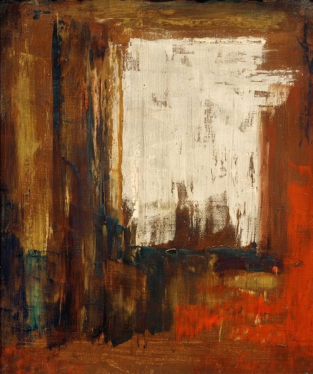Interiör. Skiss av Gustave Moreau