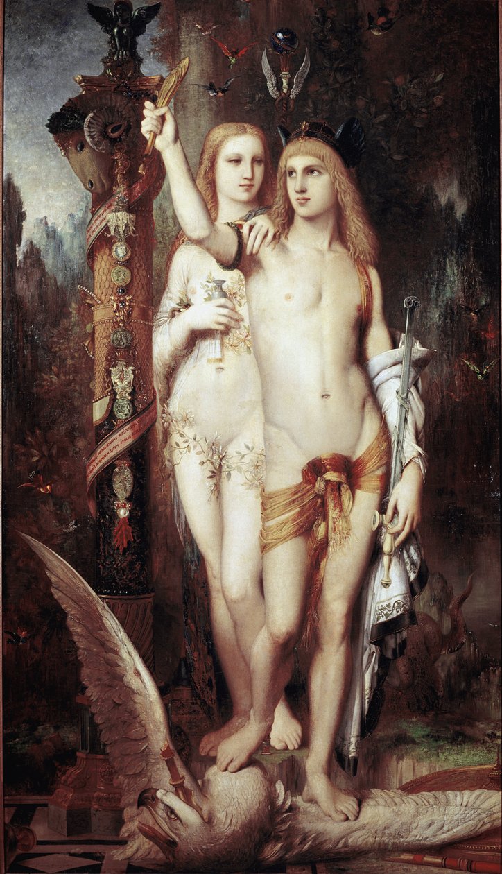 Jason och Medee (olja på duk av Gustave Moreau
