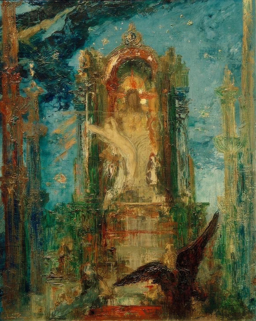 Jupiter och Semele av Gustave Moreau
