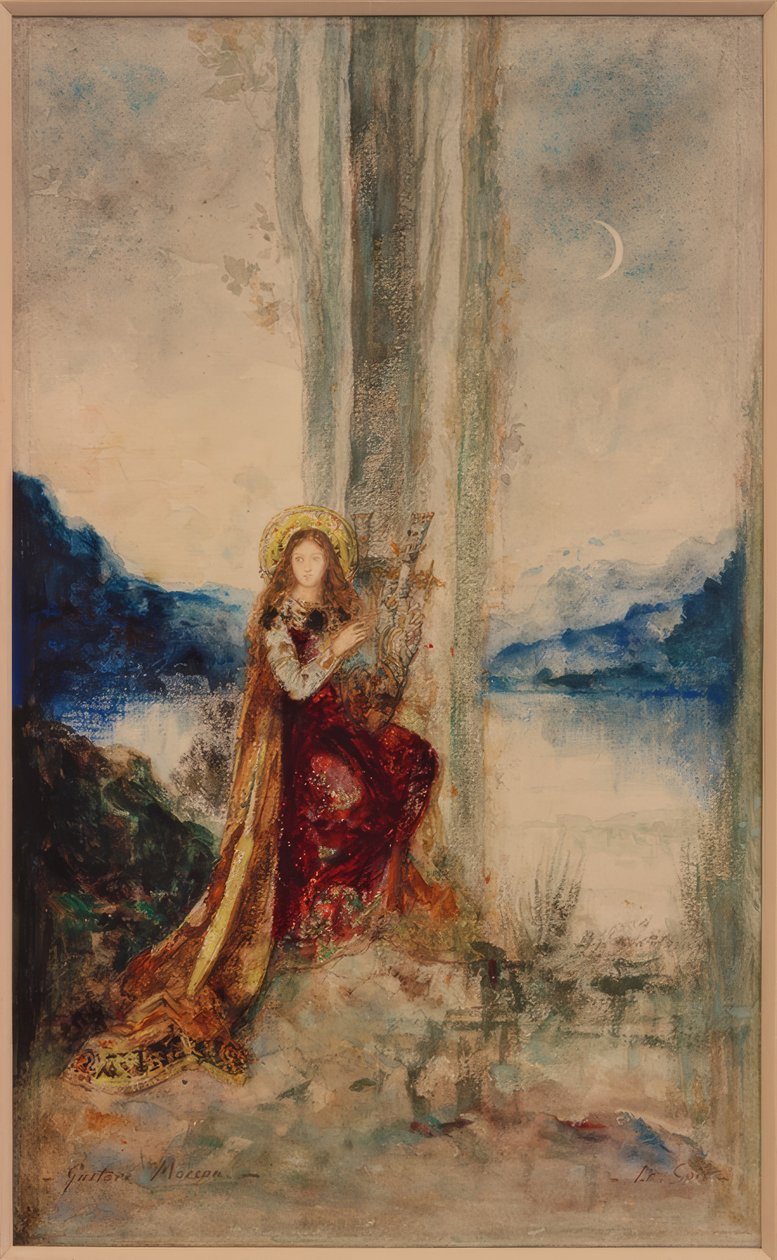 The Evening (Der Abend) av Gustave Moreau