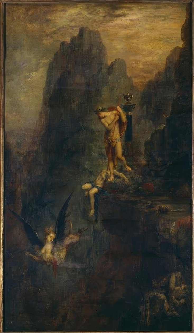 Sfinxen gissade av Gustave Moreau