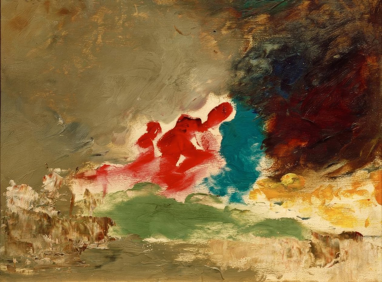 Namnlös (färgskiss) av Gustave Moreau