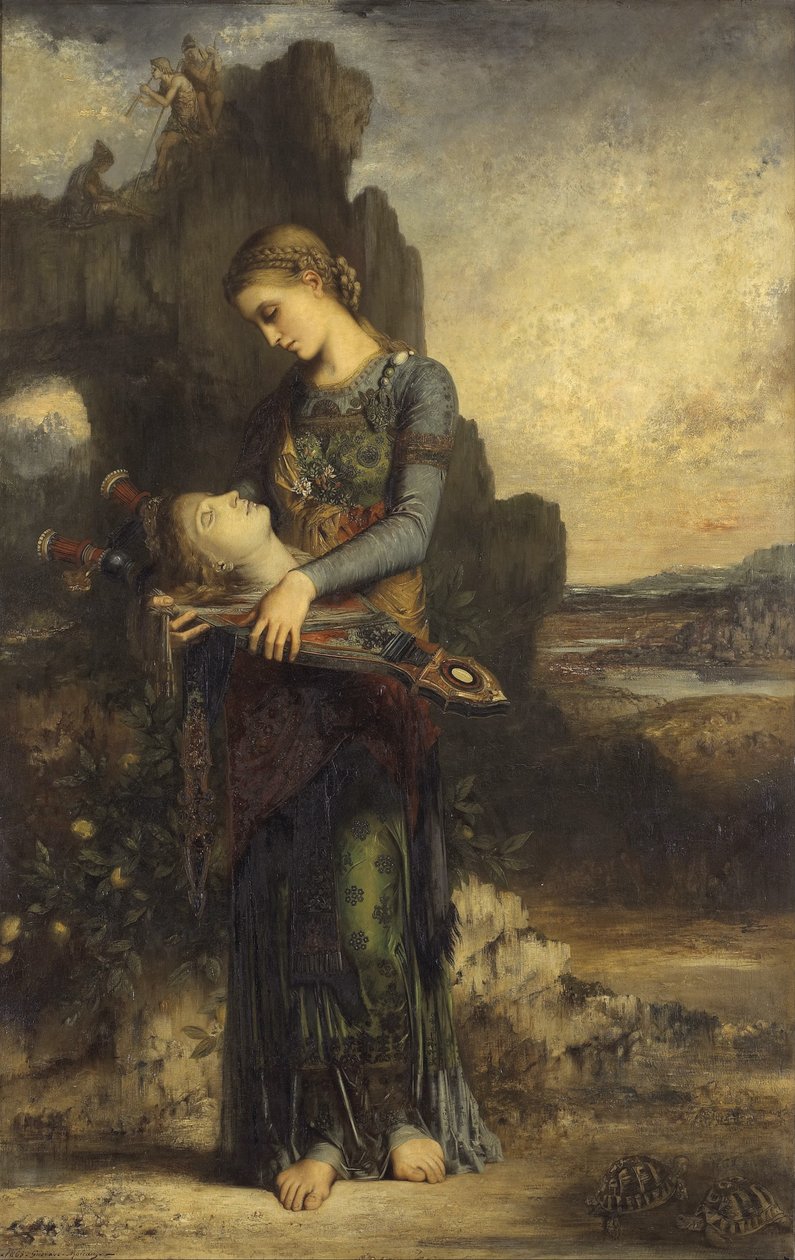 Orfeus, 1865 av Gustave Moreau