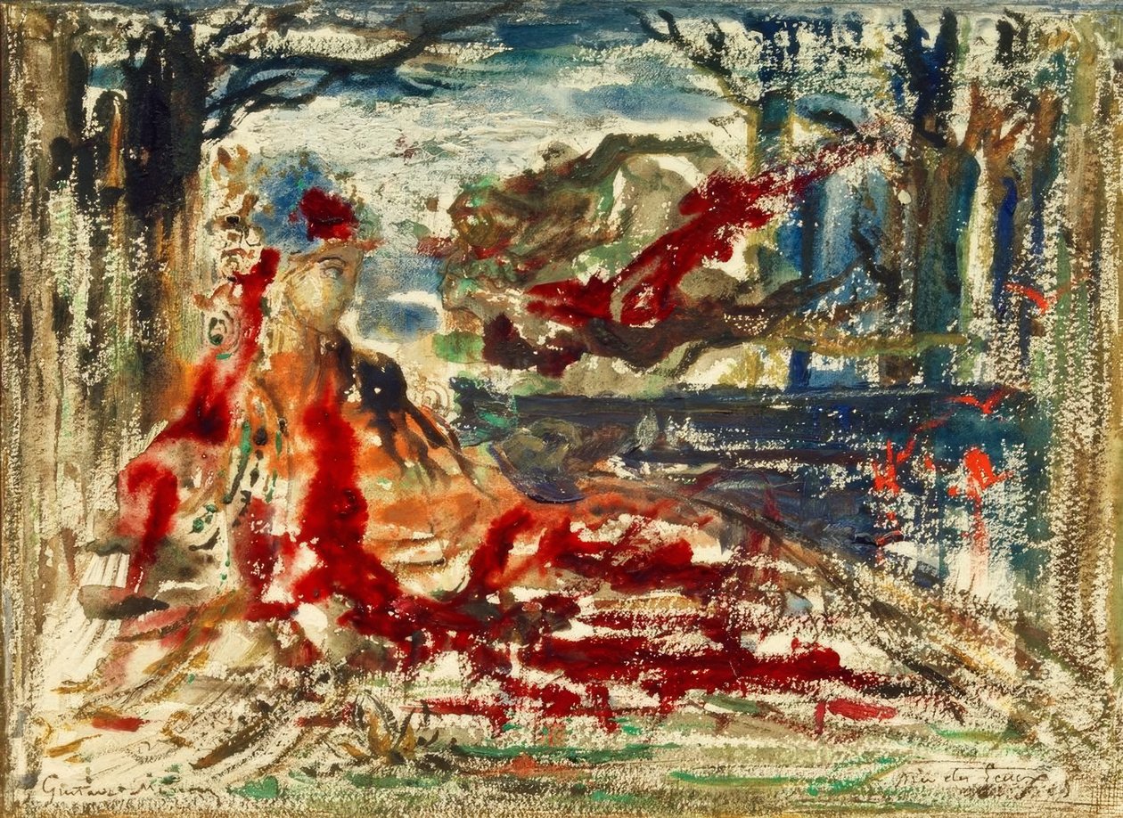 Nära vattnet av Gustave Moreau
