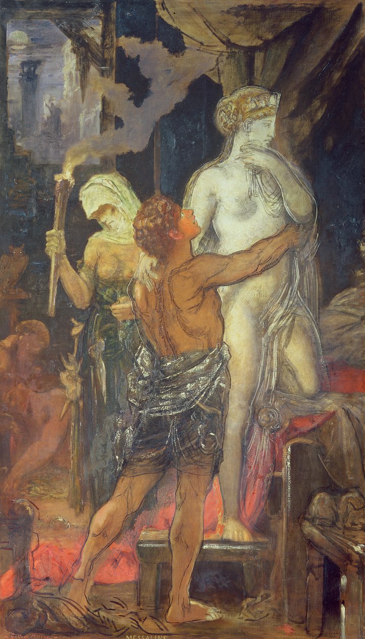Avrättningen av Messalina av Gustave Moreau