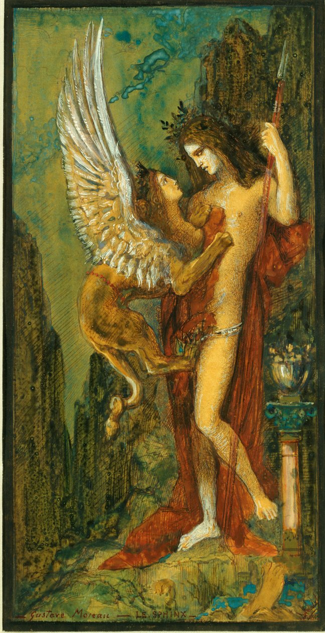 Sphinxen av Gustave Moreau