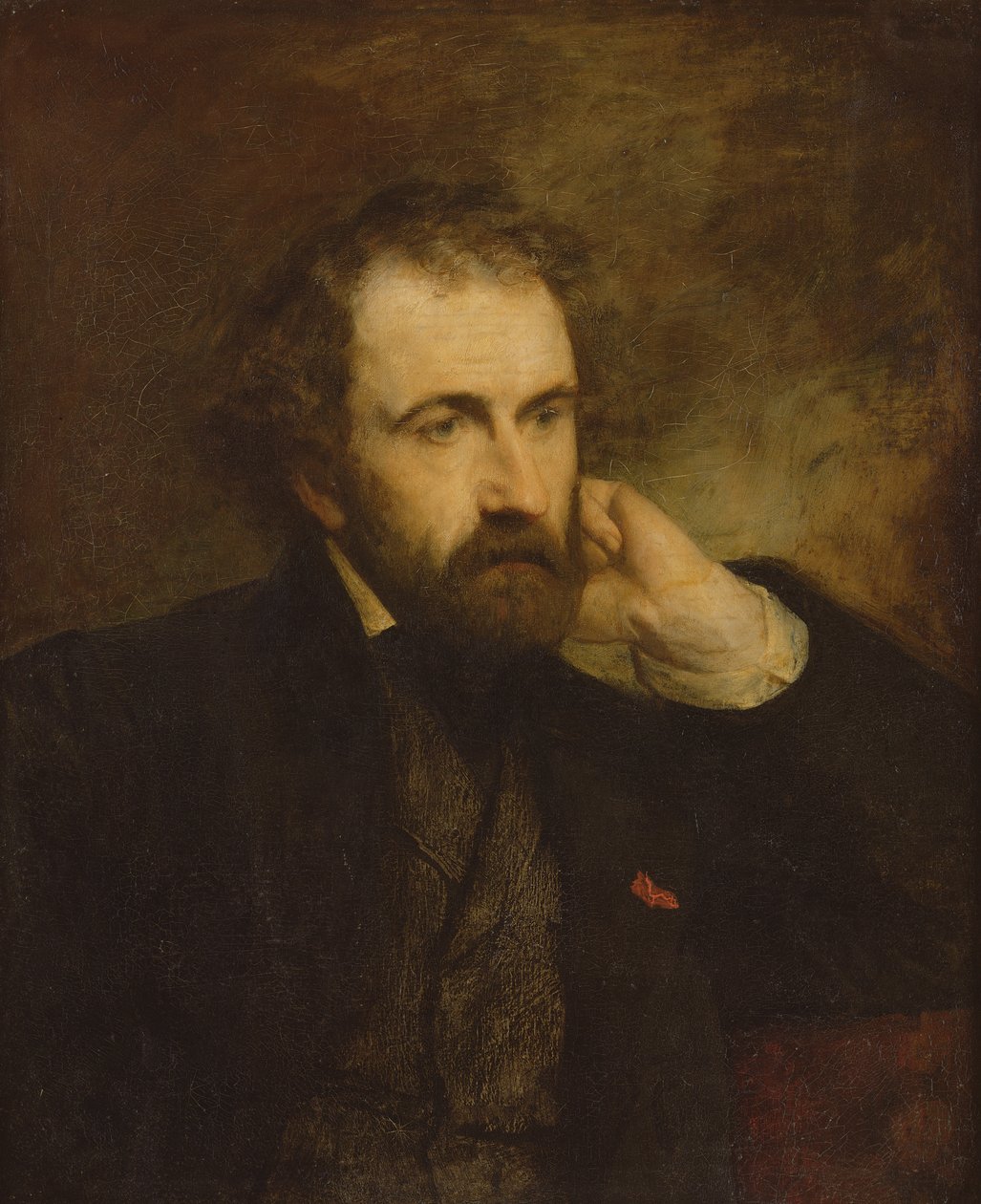 Porträtt av Paul Chenavard (1807-95) av Gustave Ricard