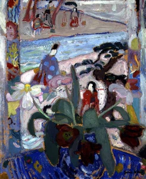 Japanskt stilleben av Gustave de Smet