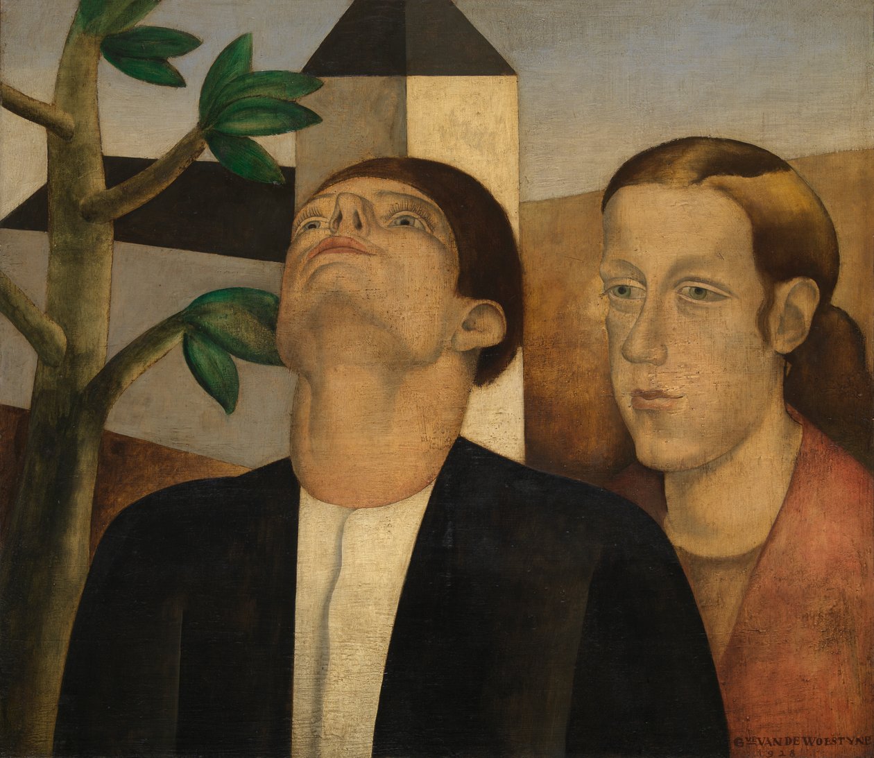 Azurblå av Gustave Van de Woestyne