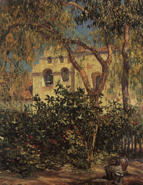 San Gabriel Mission av Guy Rose